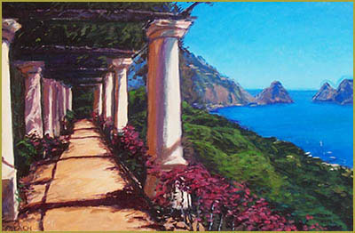 Mornng at the Villa San Michelle