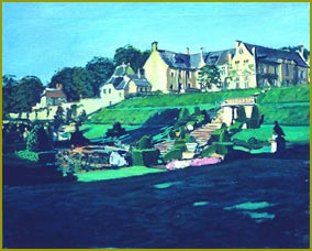 Morning in the Gardens, Mapperton Manor, Dorset