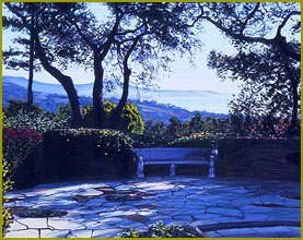 Morning Solitude - Garden & View from a Montecito Estate