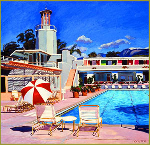 Morning at the Coral Casino, Montecito