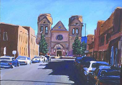 View of the Sangre de Cristos from Galisteo