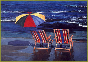 Time to Relax - On the Beach, La Jolla