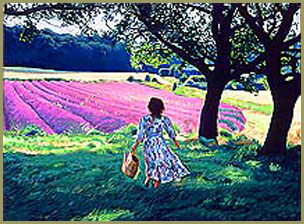 In the Lavender Fields, La Tourelle, Provence