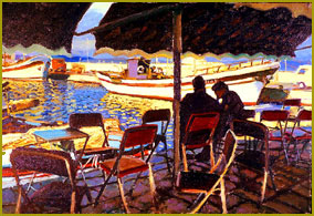 Afternoon Cafe, Iythion, Greece